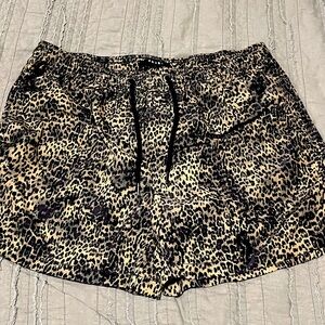 Men’s Ksubi Large cheetah print swim shorts
